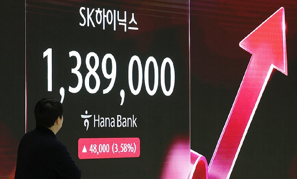 28일 오전 하나은행 딜링룸 [사진=연합뉴스]
