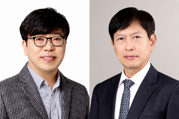 왼쪽부터 정승일 SK이노베이션 총괄사장과 강동수 SK이노베이션 사장 겸 SK에너지 사장. [사진=SK]