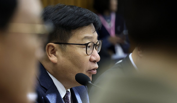 국민의힘 정점식 원내대표가 30일 국회에서 열린 국정감사 대책회의에서 발언하고 있다. 2026.10.30 [사진=연합뉴스]