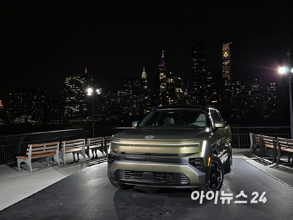 지난 28일(현지시간) 미국 앨라배마주 몽고메리의 현대자동차 앨라배마 공장에서 열린 생산시설 확장 투자 기념행사가 진행되고 있다. [사진=현대차]